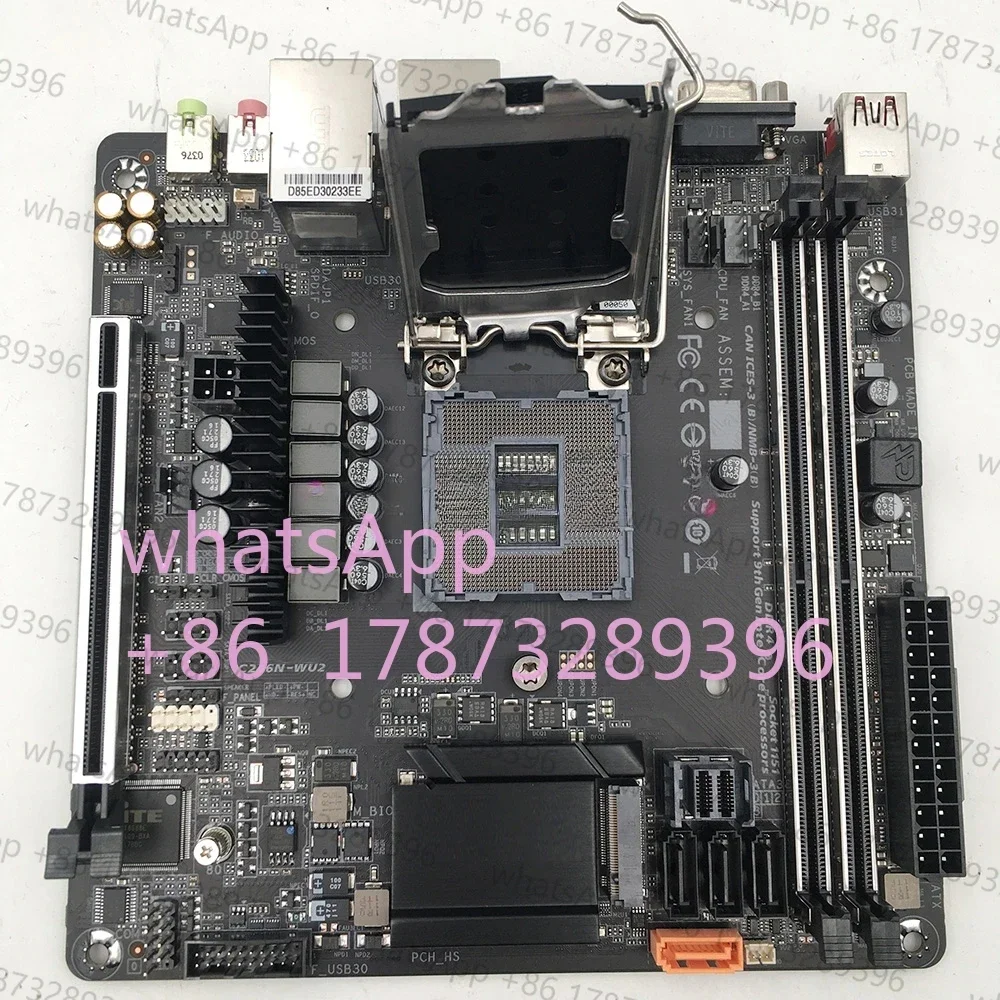 

Материнская плата рабочей станции для C246 LGA 1151 DDR4 64 ГБ PCI-E 3.0 Mini-ITX C246N-WU2