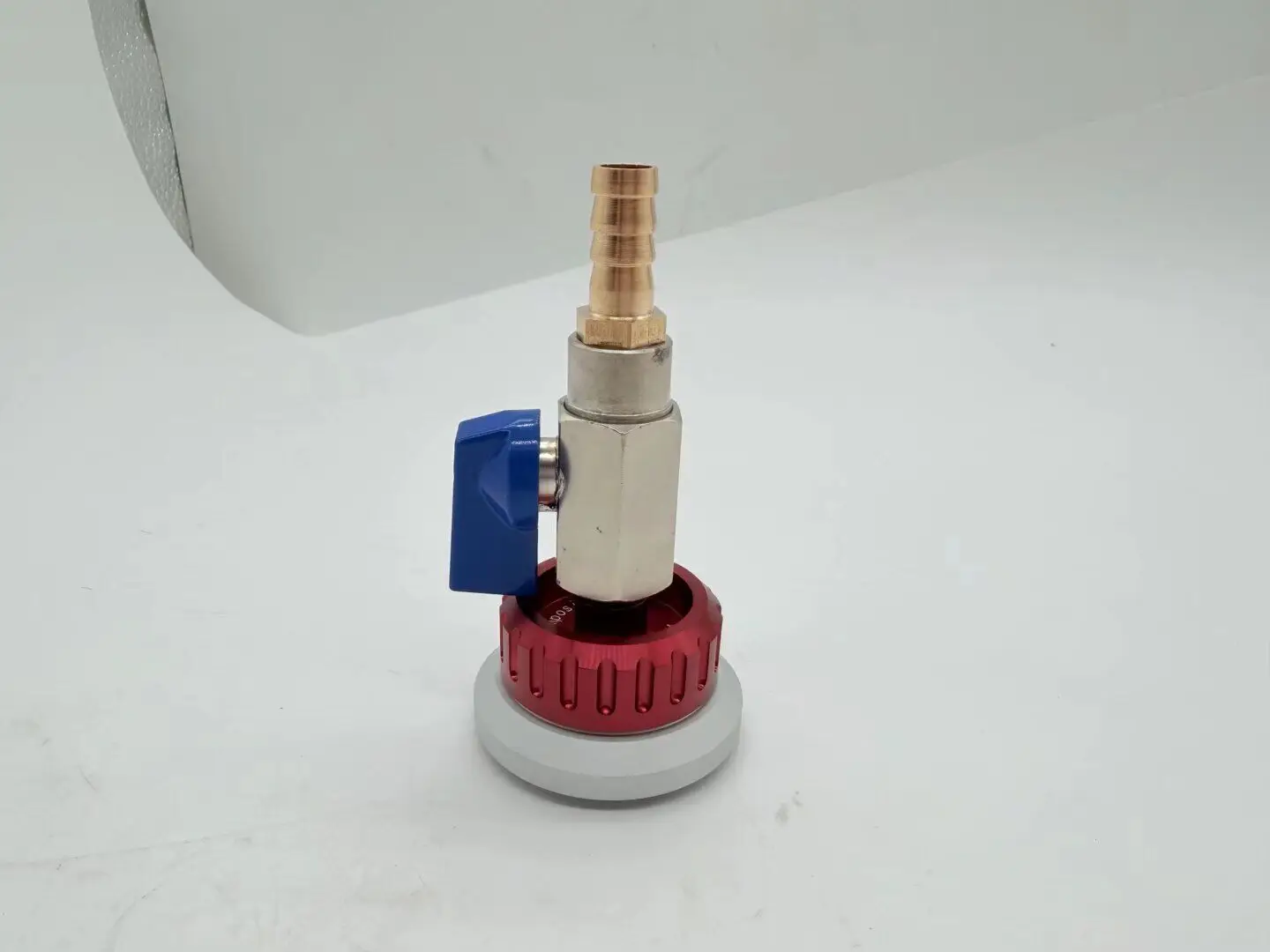 Boquilla de vacío + conector rápido VC200\1/4 válvula de vacío + proceso de prensado de conector de barbacoa, proceso de vacío infusión de resina de fibra de carbono