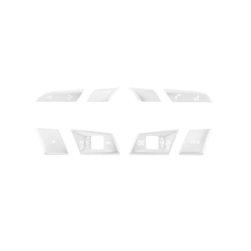 

For 2021 A3 A4 A5 Tuning Steering Wheel Button Stickers Steering Wheel Frame Decoration Sequins-X59A