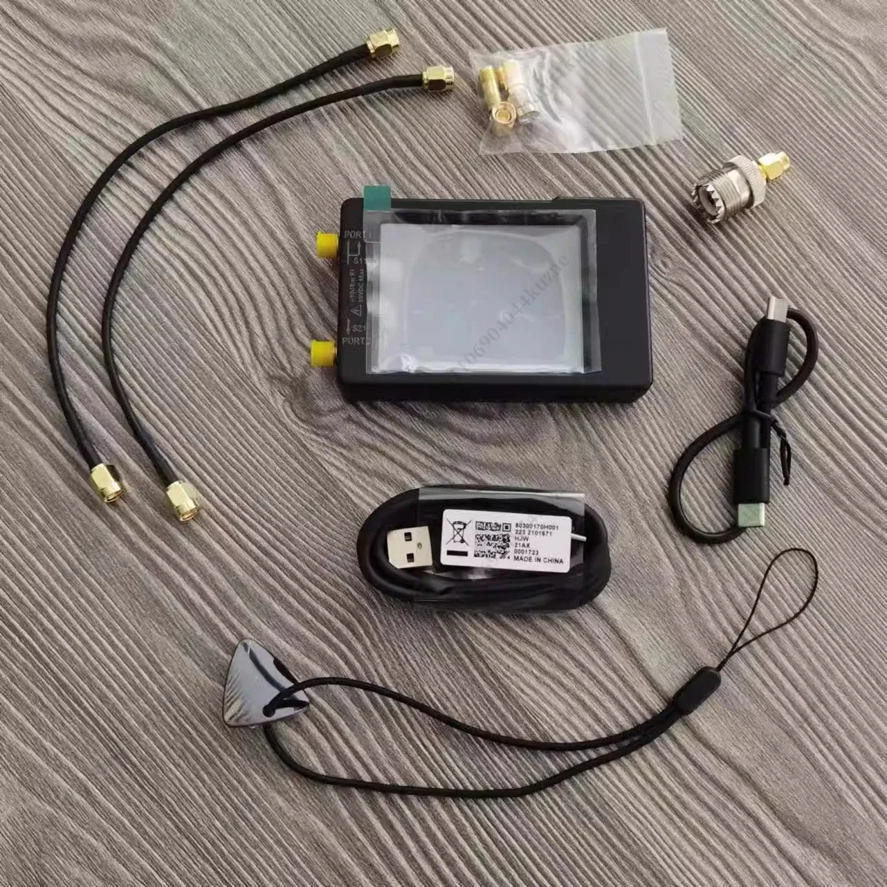 HLH Vector Network Analyzer, UV HF Shortwave Antenna Analyzer for Measurement & Testing Use