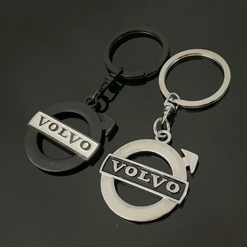 Metal Emblem Logo Keychain Car Key Ring Accessories For Volvo XC90 S60 V40 XC60 S80 S40 V70 V50 S90 T6 V60 V90 XC40 XC70 C30