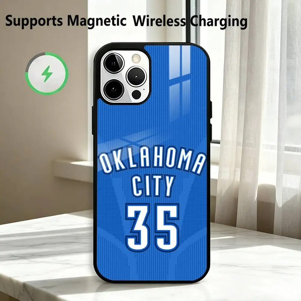 Sport K-Kevin Durant-Basketball  Phone Case For iPhone17,16,15,14,13,12,11 Plus,Pro Supports Magnetic Wireless Charging Gift