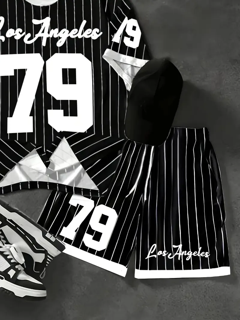 Men's Printed Matching Set — product detail 9