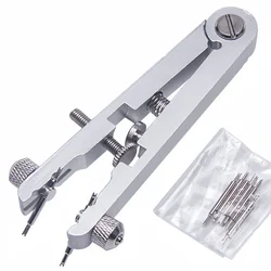 6825 Watch Pliers Watch Spring Bar Plier Tool Kit Tweezer Removal Strap With Screw Adjustment Length Size Replacement Repair