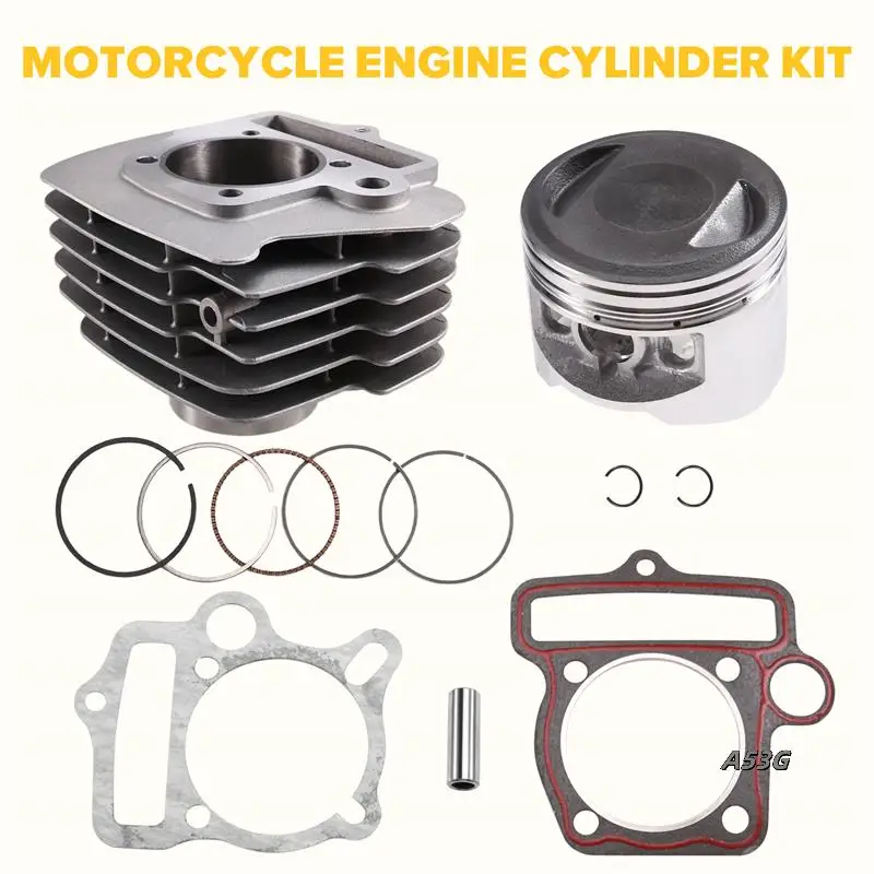 

56MM Motorcycle Engine Piston Cylinder Kit For YINXIANG YX140 140CC Cylinder Piston Ring Gasket Kit