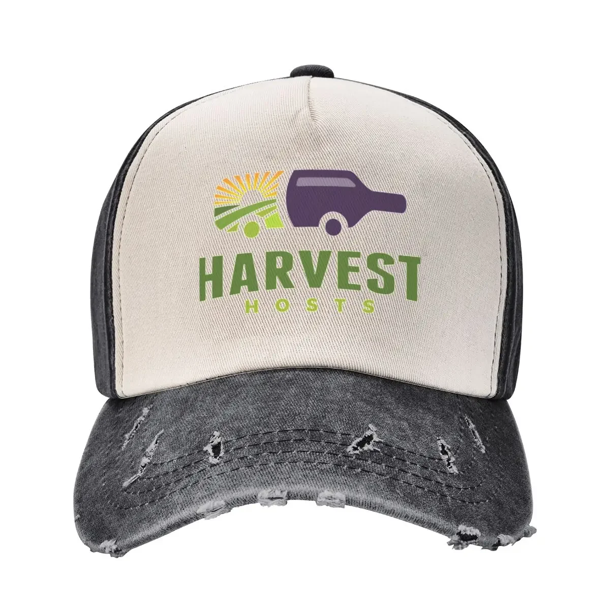 Harvest Hosts Baseball Cap funny hat Trucker Hat Sun Hats For Women Men's