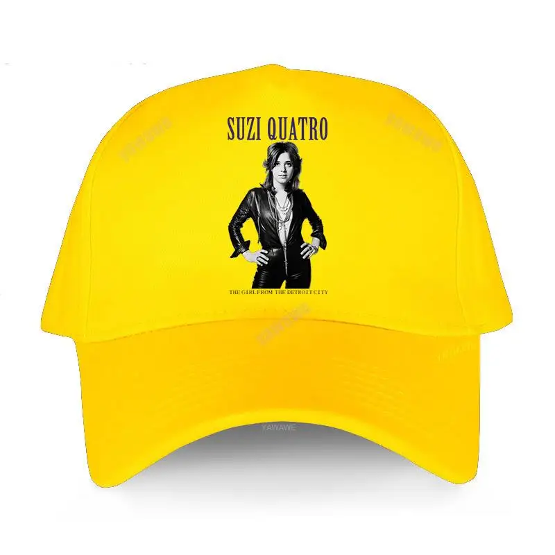 Hot sale Baseball Caps summer casual hat for men Suzi Quatro The Girl From The Detroit City Unisex Breathable Hat Sun-Proof Cap