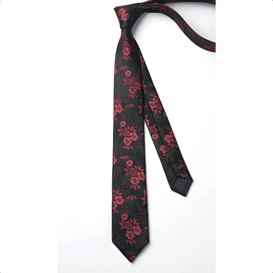 Узкие галстуки Enlision для мужчин 2,17 дюйма, мужской галстук, деловой шелковый тонкий галстук, тканый жаккардовый тонкий галстук для свадебной вечеринки