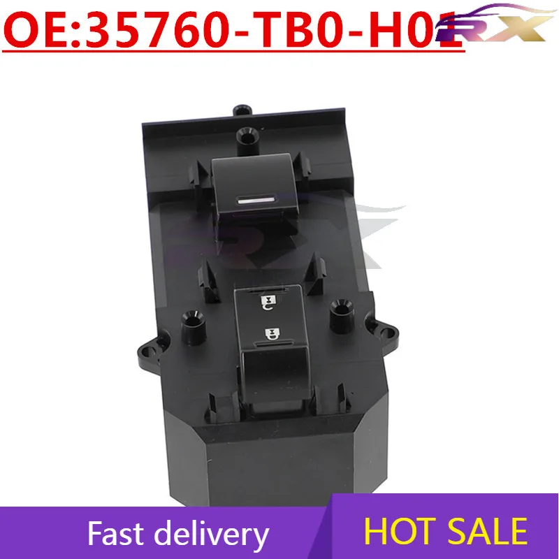 OEM:35760-TB0-H01  Power Window Master Control Switch For Honda Eight Generation Accord /Odyssey /Elysen