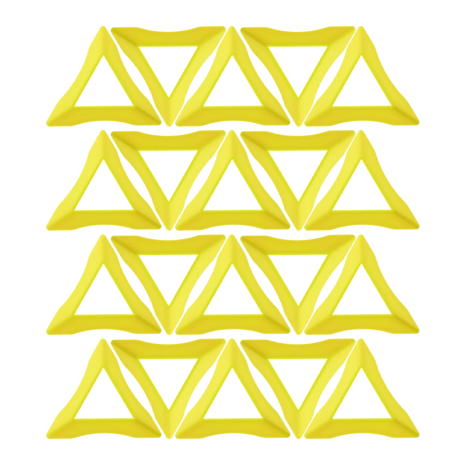 

20Pcs Stand Colorful Triangle Base Display Holder for Puzzle Organization Stable Tripod Support Multiangle Adjustable