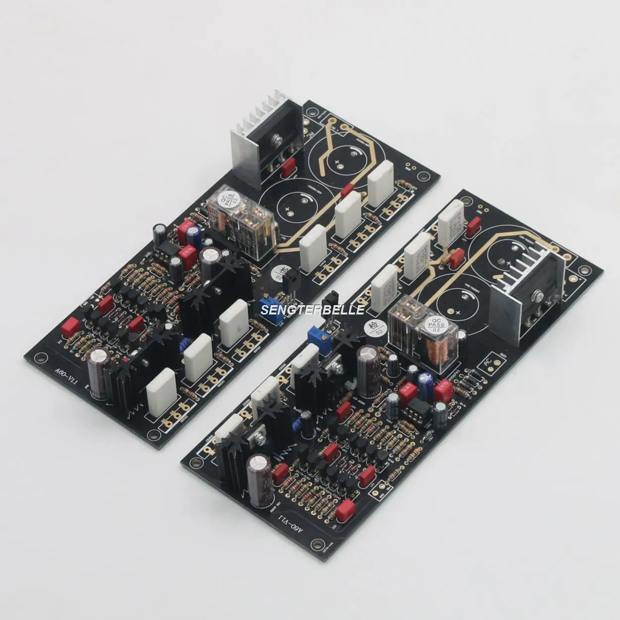 Assembled HiFi Class A Stereo Power Amplifier Board With UPC1237 Pro Refer Accuphase A60 Circuit Feedback