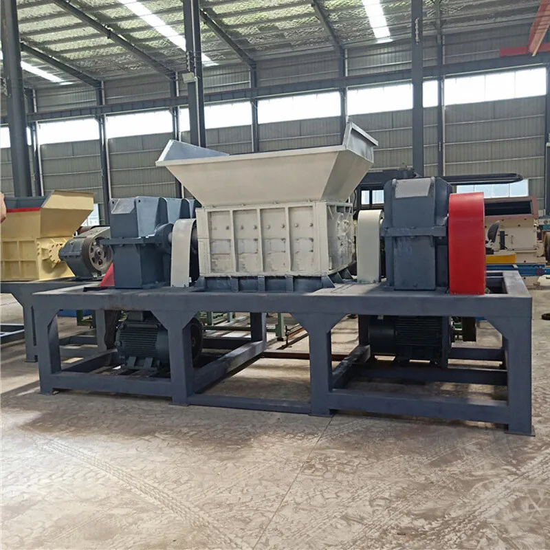 نفايات بناء شكل عمود مزدوج كسارة عظام الحيوان الأجهزة المنزلية القديمة أريكة فراش آلة تقطيع الجلد #4