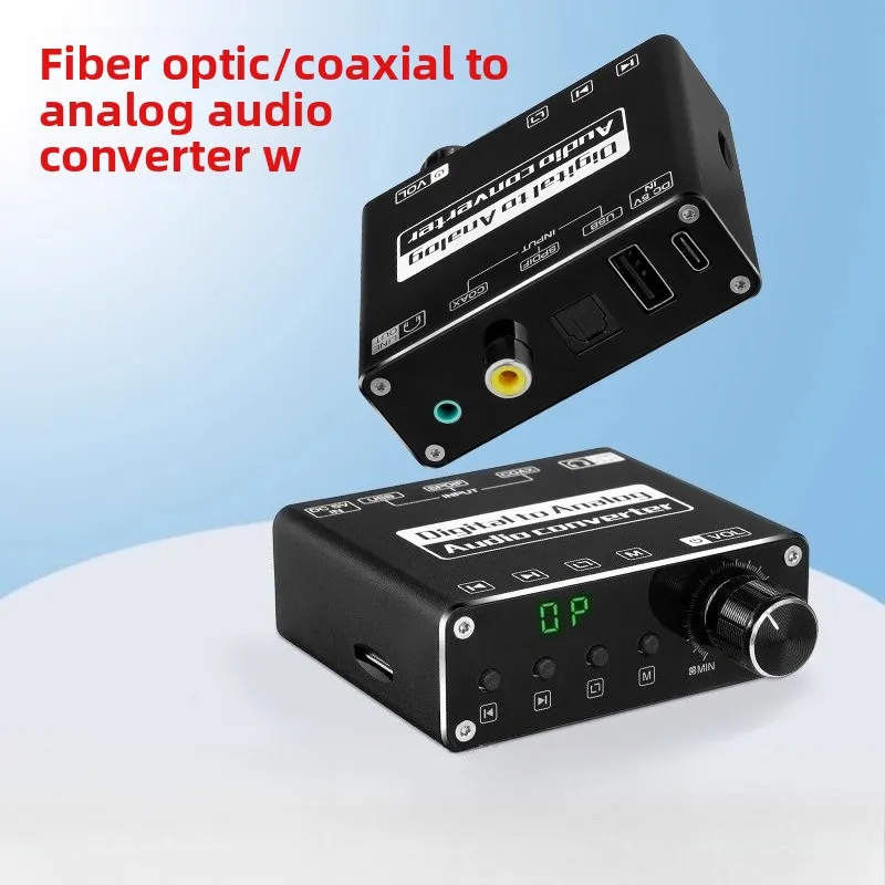 Coaxial Audio Converter Optical Digital SPDIF to 3.5mm TV to Speaker Cable Compatible with Hisense Xiaomi RF