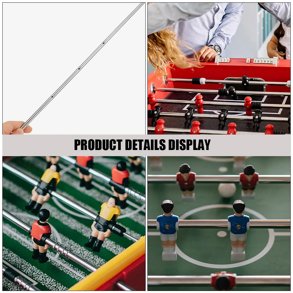 

Football Machine Pole Metal Table Soccer Rod Desk Soccer Machine Accessory Table Football Supply