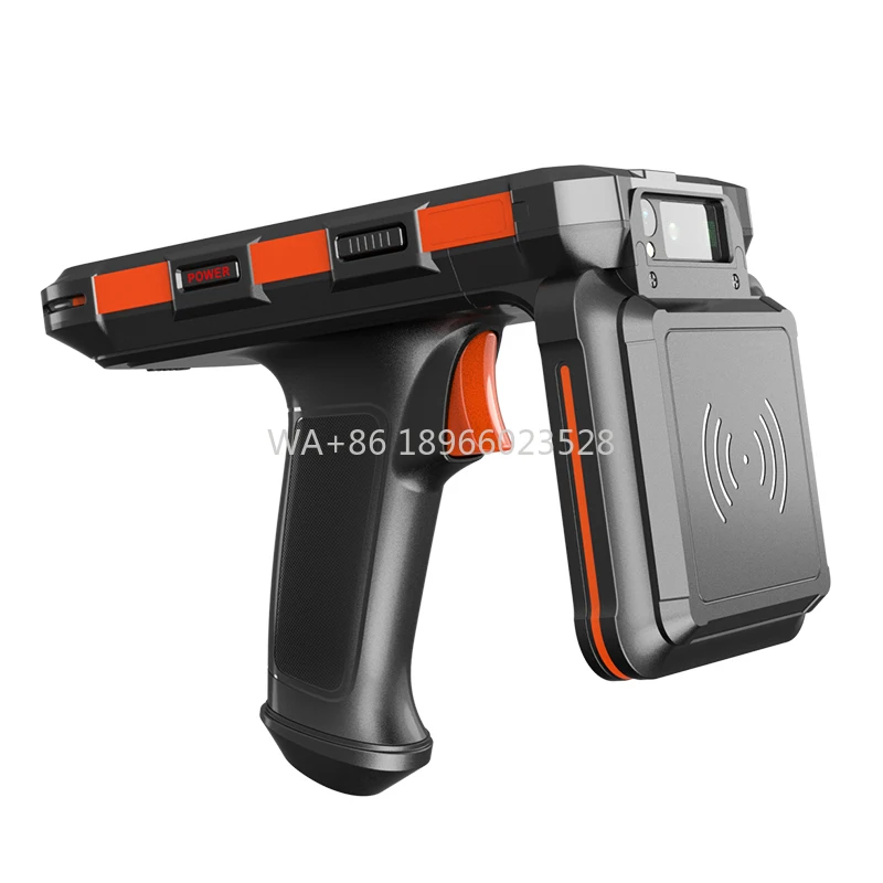 

Handheld UHF RFID Reader 2D Barcode Scanner 5.5 Inch Android PDA WIFI Communication Long Meter Reader for Operating System Stock