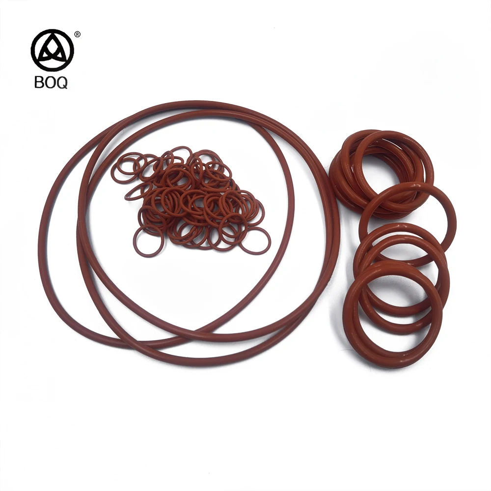 CS 3 OD 9 - 49 MM Red Silicon O-ring Sealing Gasket Washers Food Grade White Silicone VMQ O Ring Seal Washer Insulated Silica