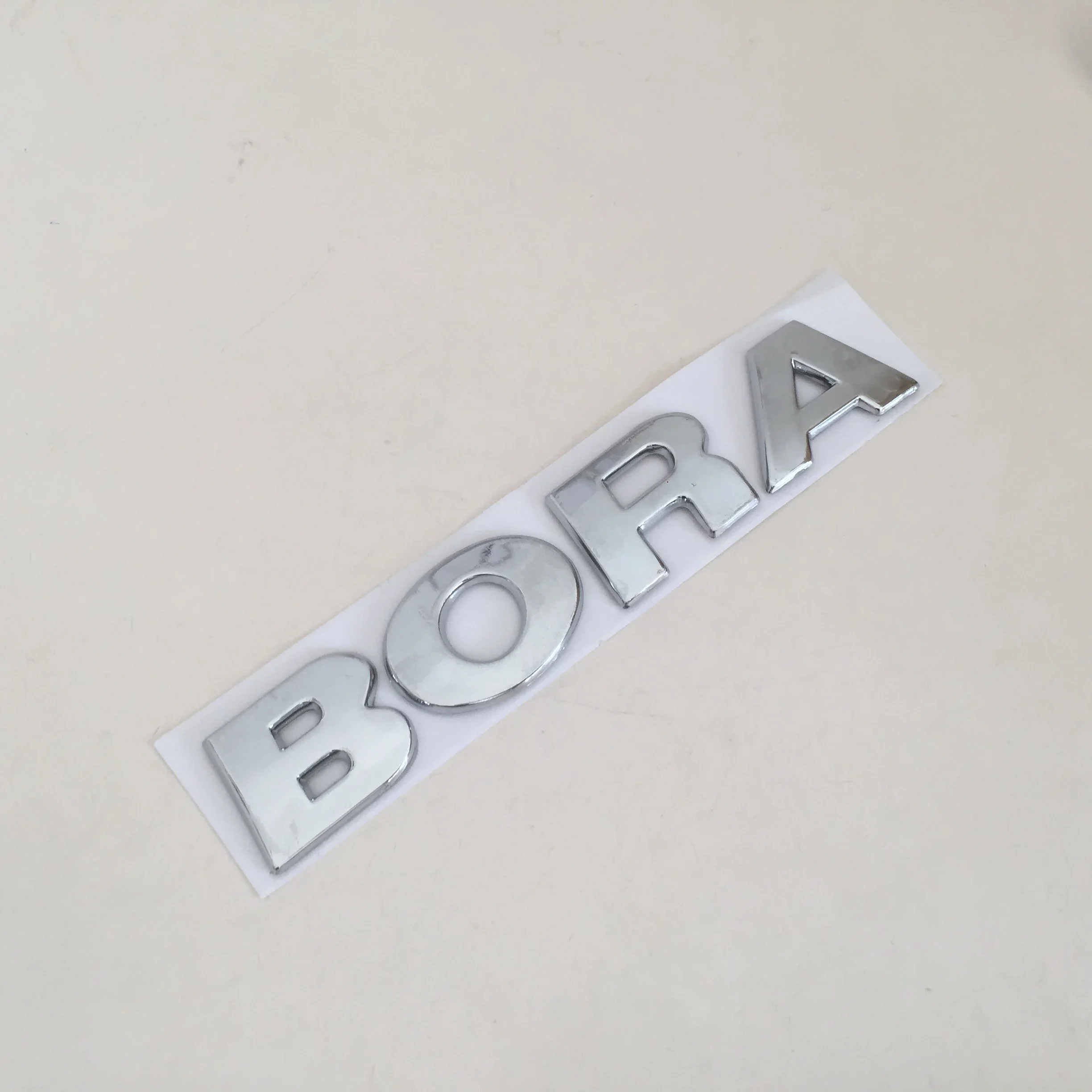 1pcs 3D ABS high quality forBORA car Letter Emblem Rear tail trunk Decals badge sticker Decal styling auto Accessories