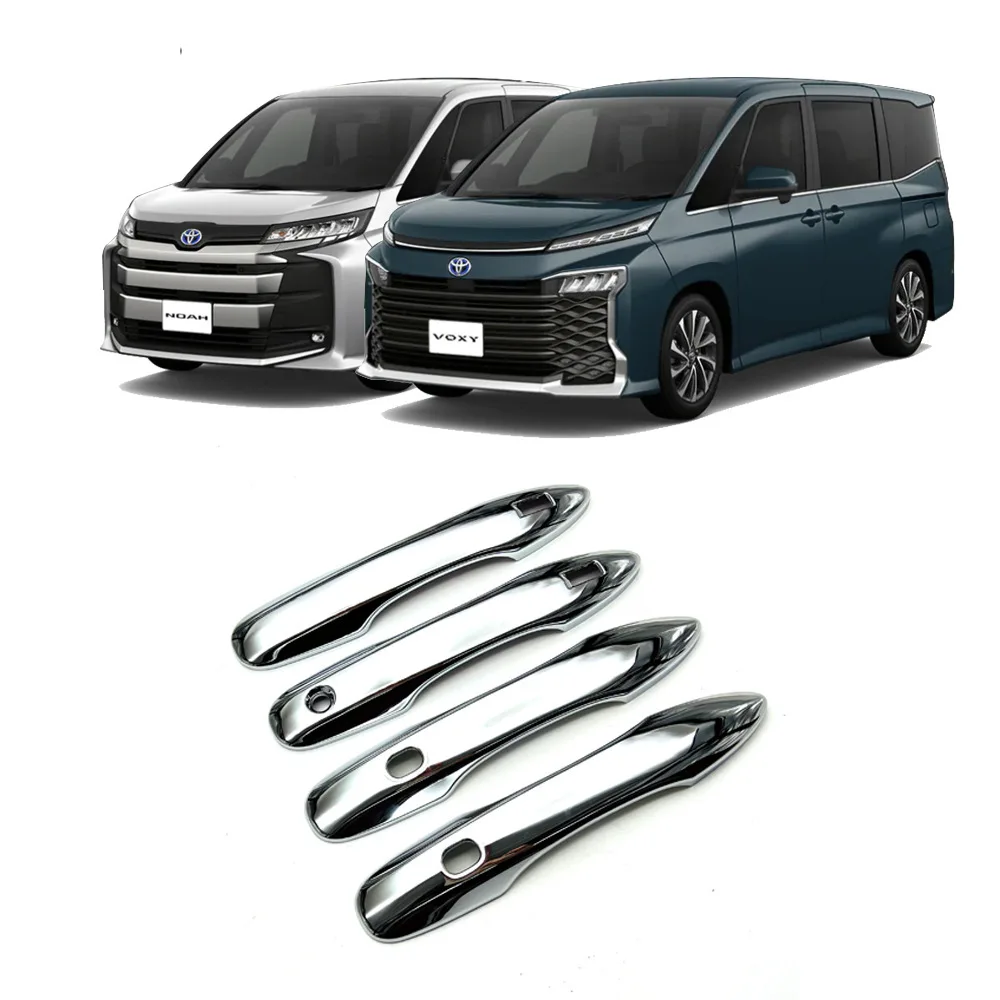 For Toyota 22 Voxy modified exterior door electroplated handle cover Noah 90 series dedicated handle decorative strip