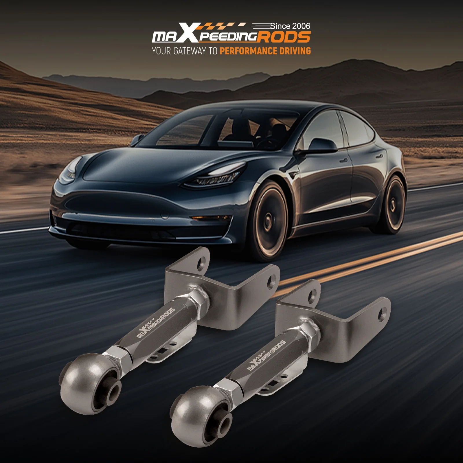 Alignment Rear Camber Kit Adjustable Arms For 2017-25 Tesla Model 3/ Model Y