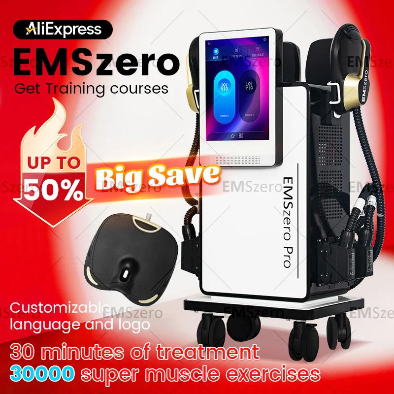 EMSzero Pro Machine 2025 Body Sculpting Professional Hiemt Electromagnetic  Body Slimming EMS Muscle Stimulator Machine