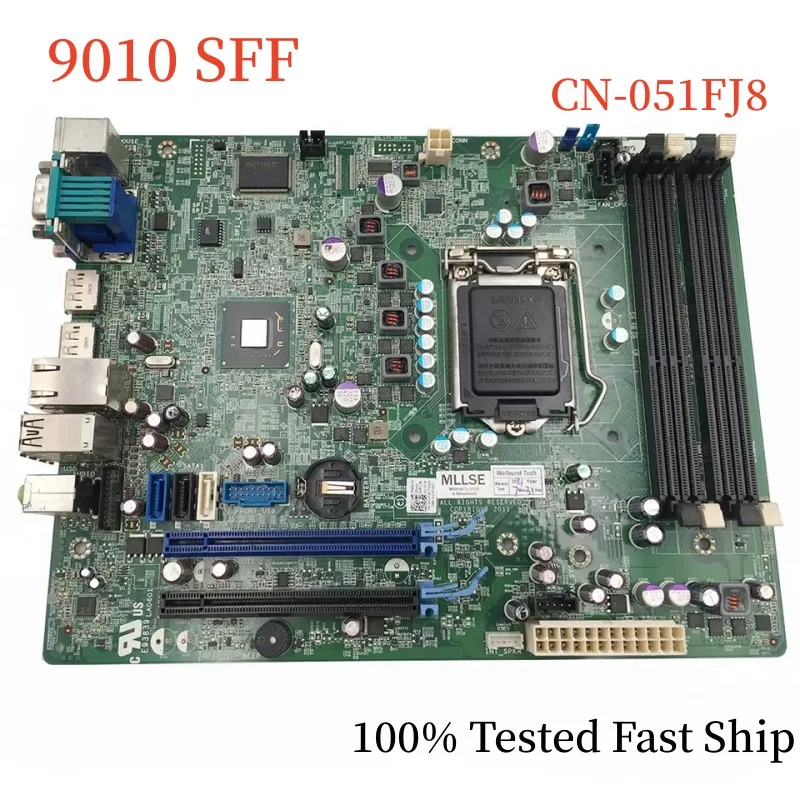 

CN-051FJ8 For Dell Optiplex 9010 SFF Motherboard 051FJ8 51FJ8 LGA 1155 DDR3 Mainboard 100% Tested Fast Ship