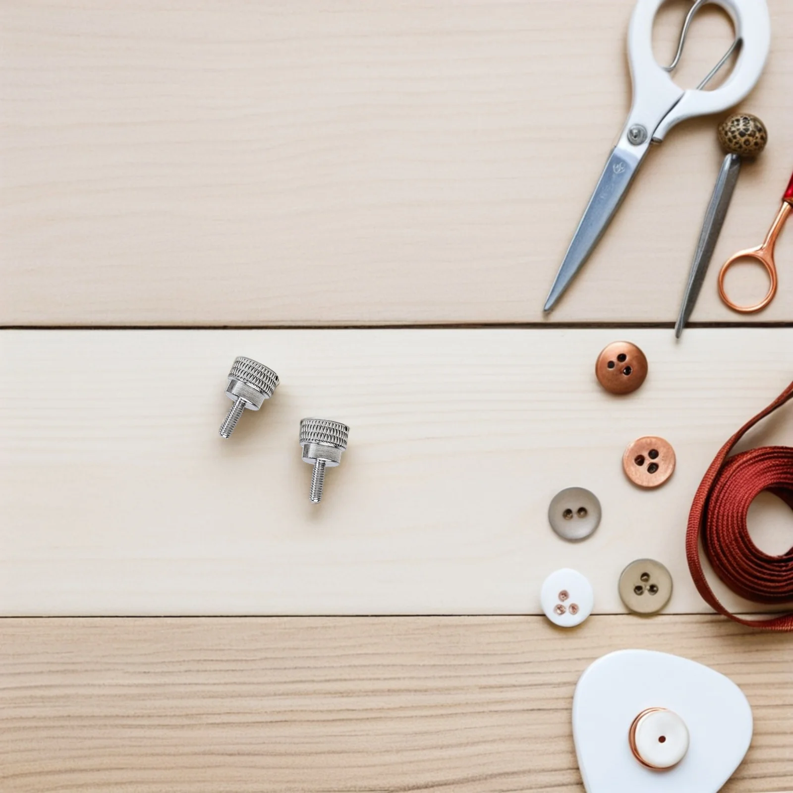 

15Pcs Durable Metal Presser Foot Hand Screws for Easy Installation and Versatile Compatibility Presser Foot Thumb Fastener