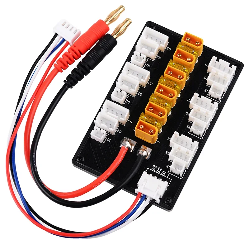 

1/5Pcs 1S-3S 20A XT30 Plug Lipo Battery Parallel Charging Board for RC Racing Drone IMAX B6 Charger RC Car Balance Charge Parts