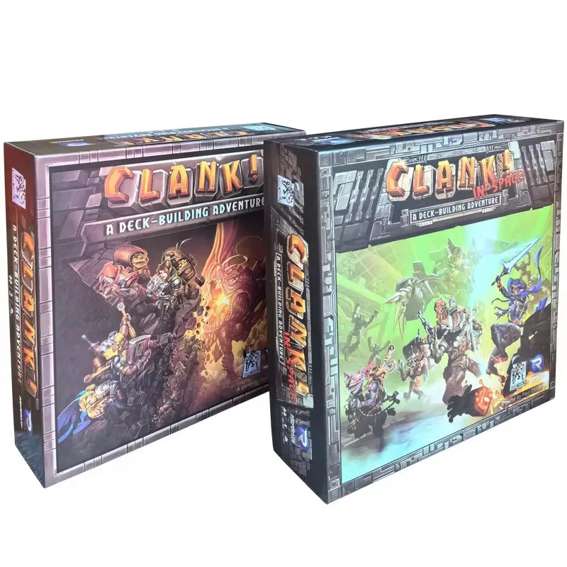 English Clank Board Game, 2-4 Players, Family/Party Funny Table Game, Friends Entertainment, Strategy Game