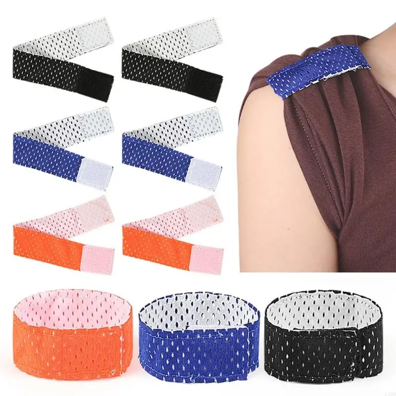

Ventilated Mesh Armband SleeveSweat Resistant Support For Gym Fitness Activity 24BD