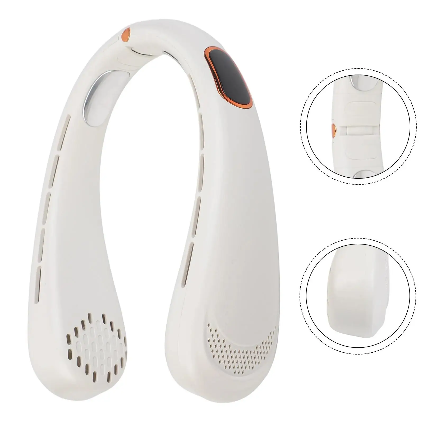 

Портативный вентилятор на шею с пятью скоростями и интеллектуальным частотным регулированием