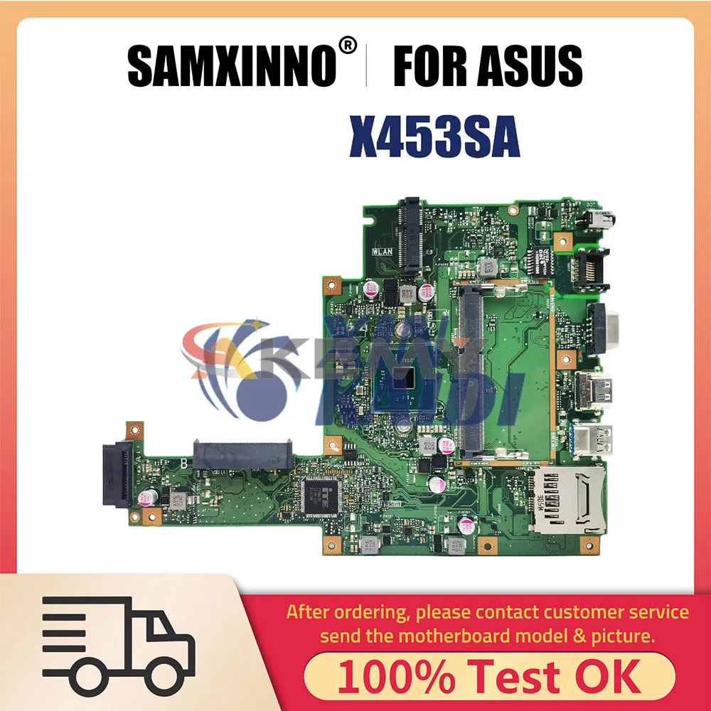 

Notebook Mainboard For Asus F453S X453S X453SA X403S X403SA Laptop Motherboard With N2830 N3050 N3150 N3700 CPU Fully Tested