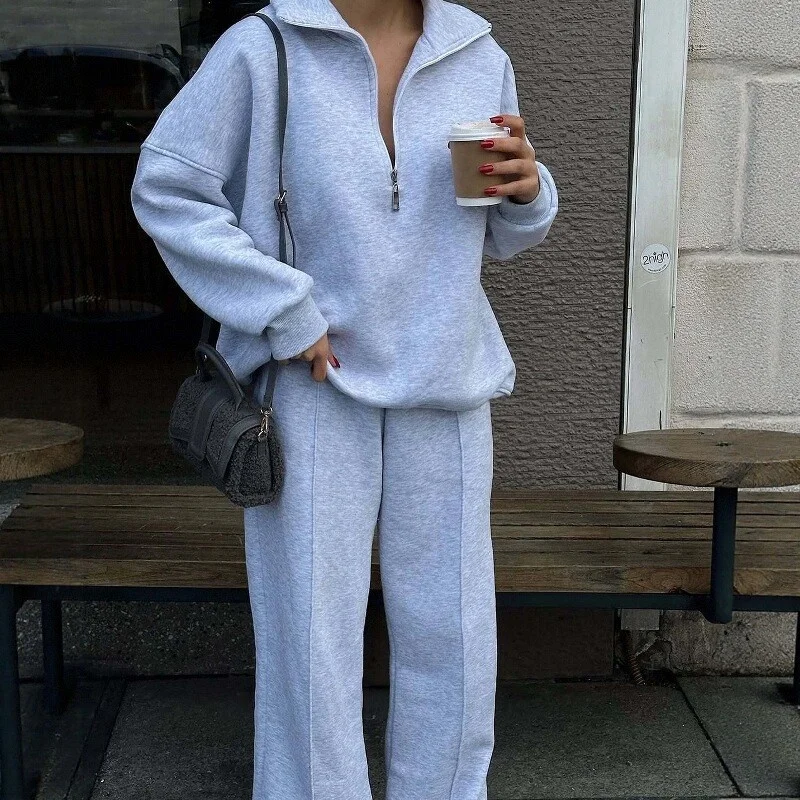 2025 Faion Casual Women's Sweatirt Suit Two Pieces Set Comfortable Streetwear Autumn Collection for Modern Women