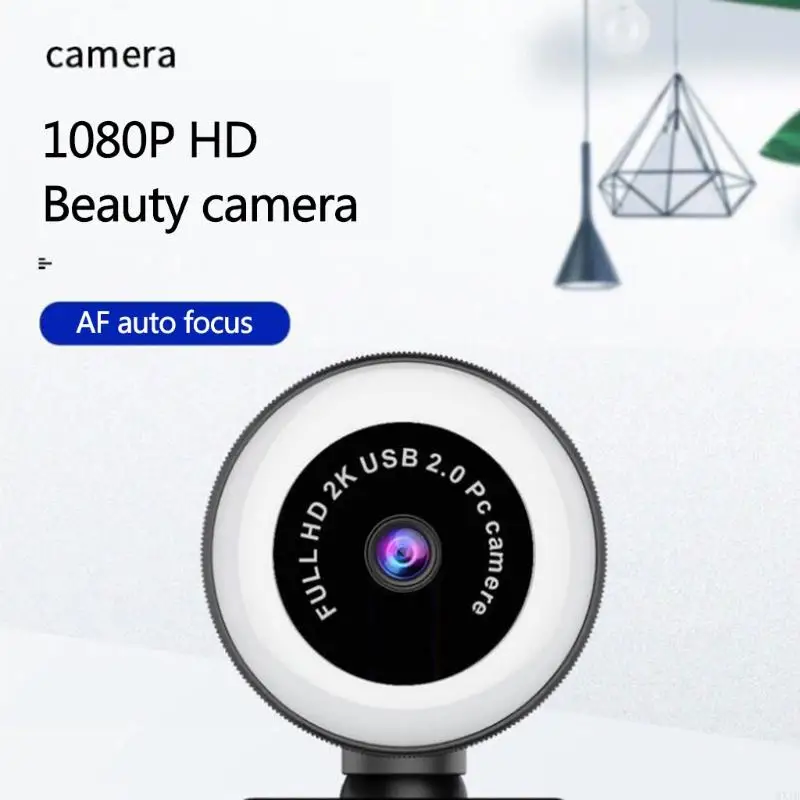 1080p/2k/720p 웹캠 와이드 스크린 화상 통화 및 w/3 기어 필 L 기록