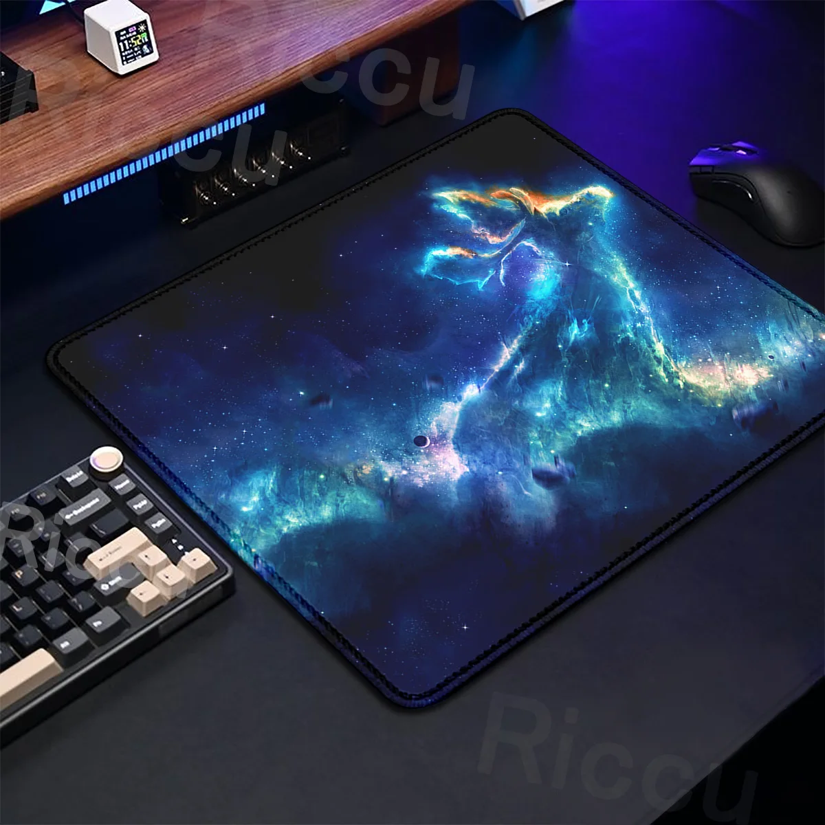 

40x45cm Starry Sky Game Antislip Mousepad Student Computer Deskmat PC Gaming Small Size Keyboard Pad Portable Office Accessories