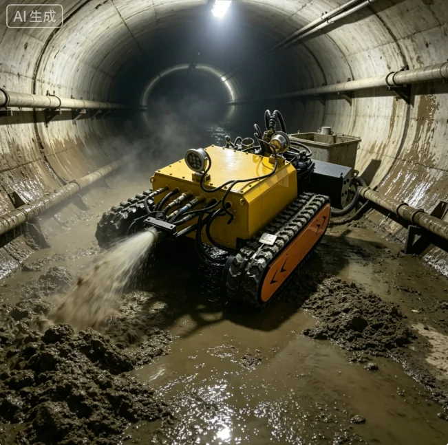 Robot Chassis - Waterproof Submersible Crawler Chassis Mini Intelligent
