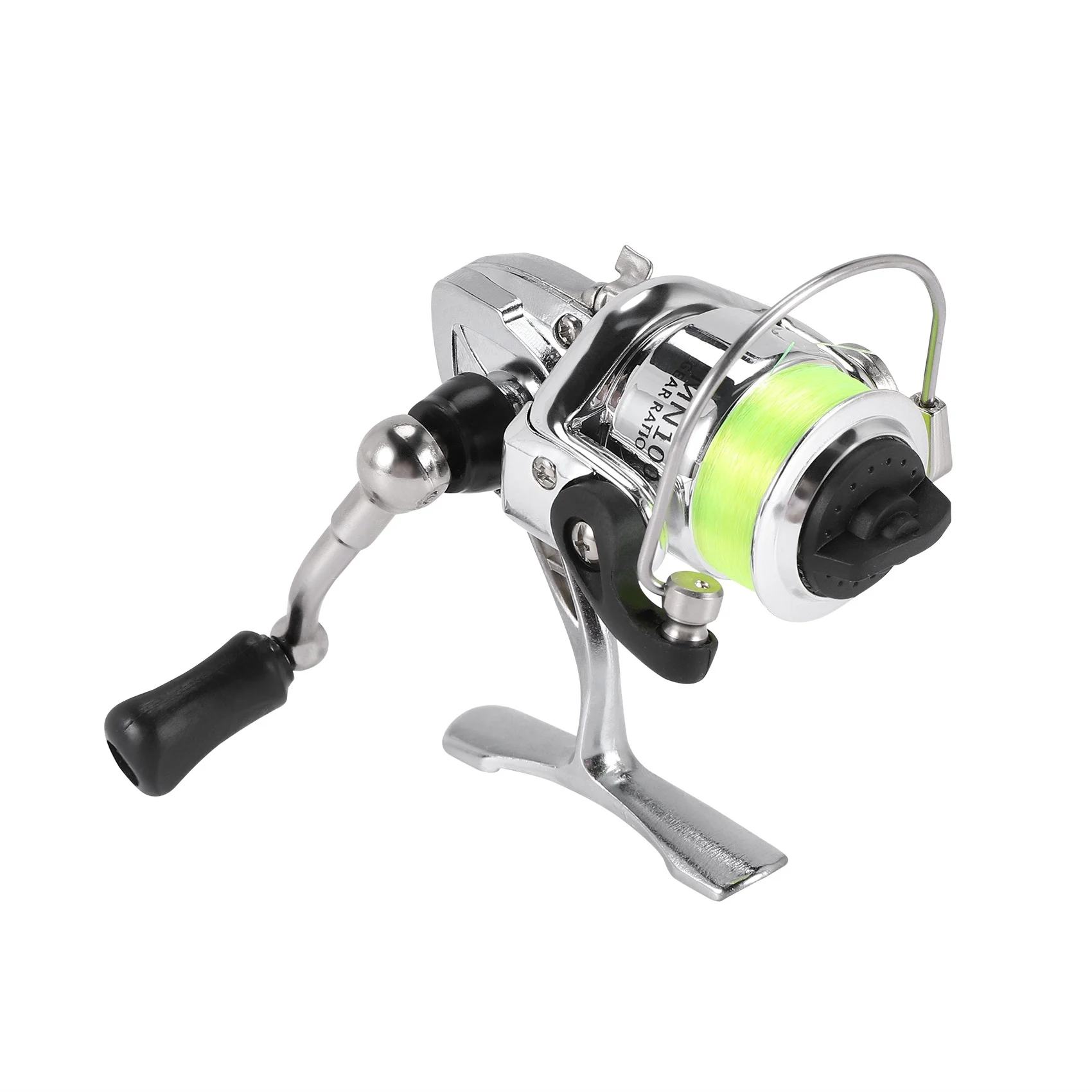 Mini 100 Pocket Spinning Fishing Reel Fishing Tackle Small Spinning Reel 4.3:1 Metal Wheel Pesca Small Reel