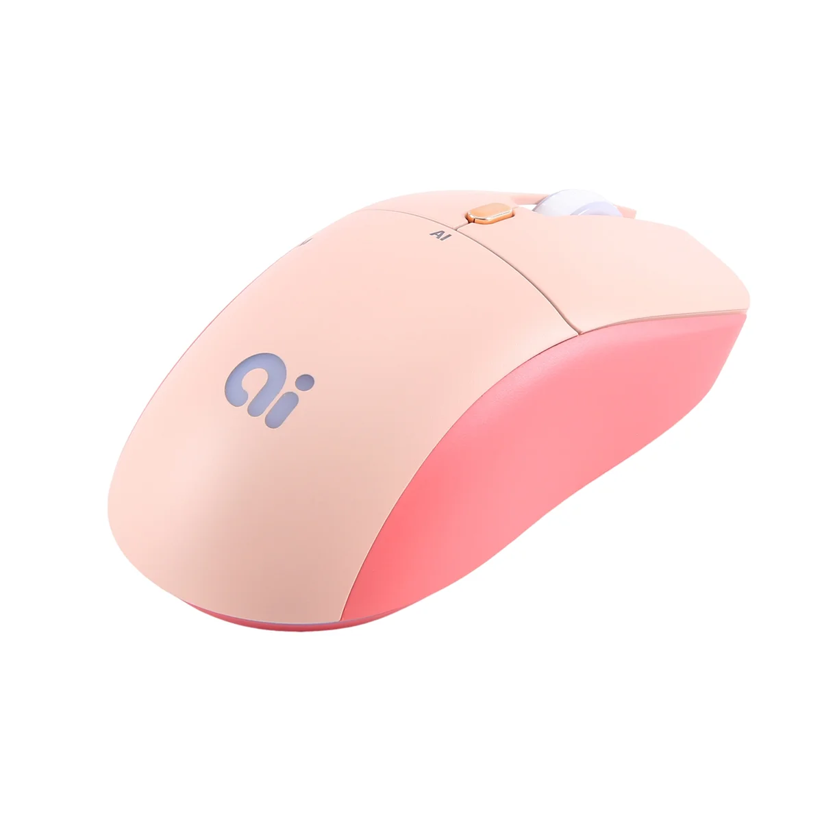 AI Intelligent Voice Wireless Mouse AI Intelligent Speech Recognition Mouse Business Office Pink