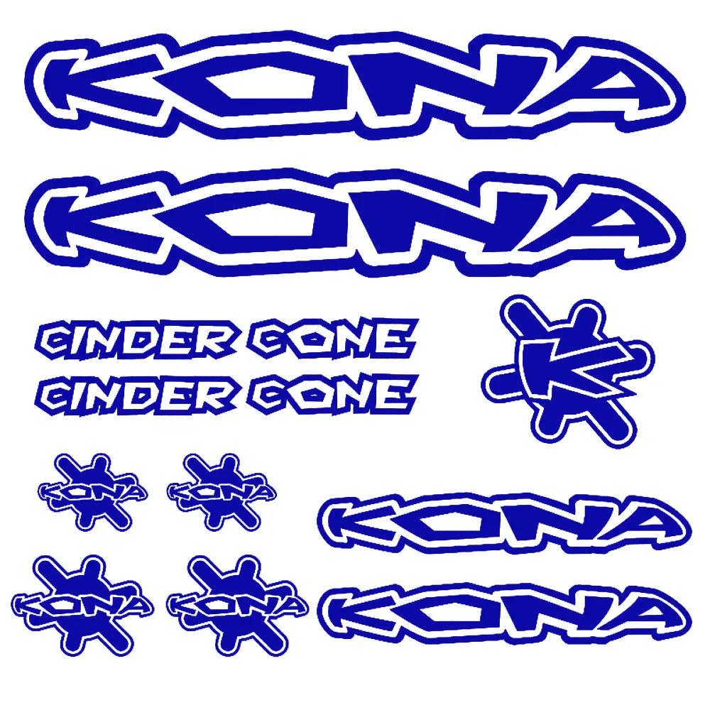 for Kona Cinder Cone Sticker Bike Frame Cycling Stickers Decals Bike Frame