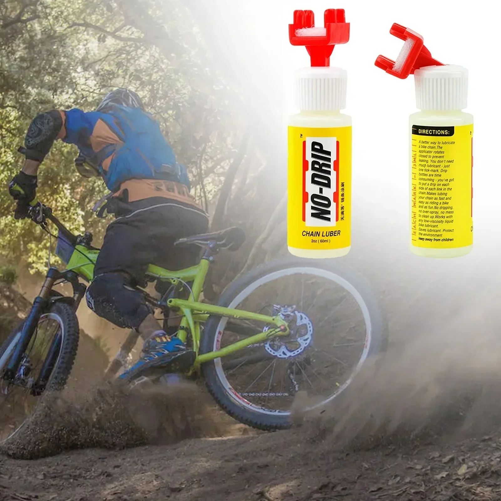 Bike Chain Gear Oil Chain Cleaning With The Chain Lubricant Applicator Save Oil Secure Grip Brand New High Quality