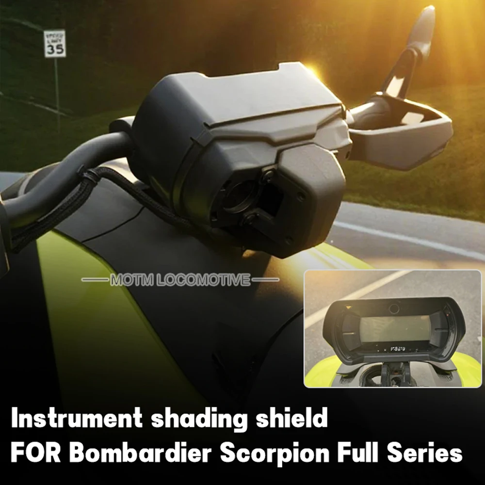 FOR Can-Am Ryker Motorcycle Gauge Shading Shield Dustproof Instrument Frame Non-destructive Installation 2019 2025 #1