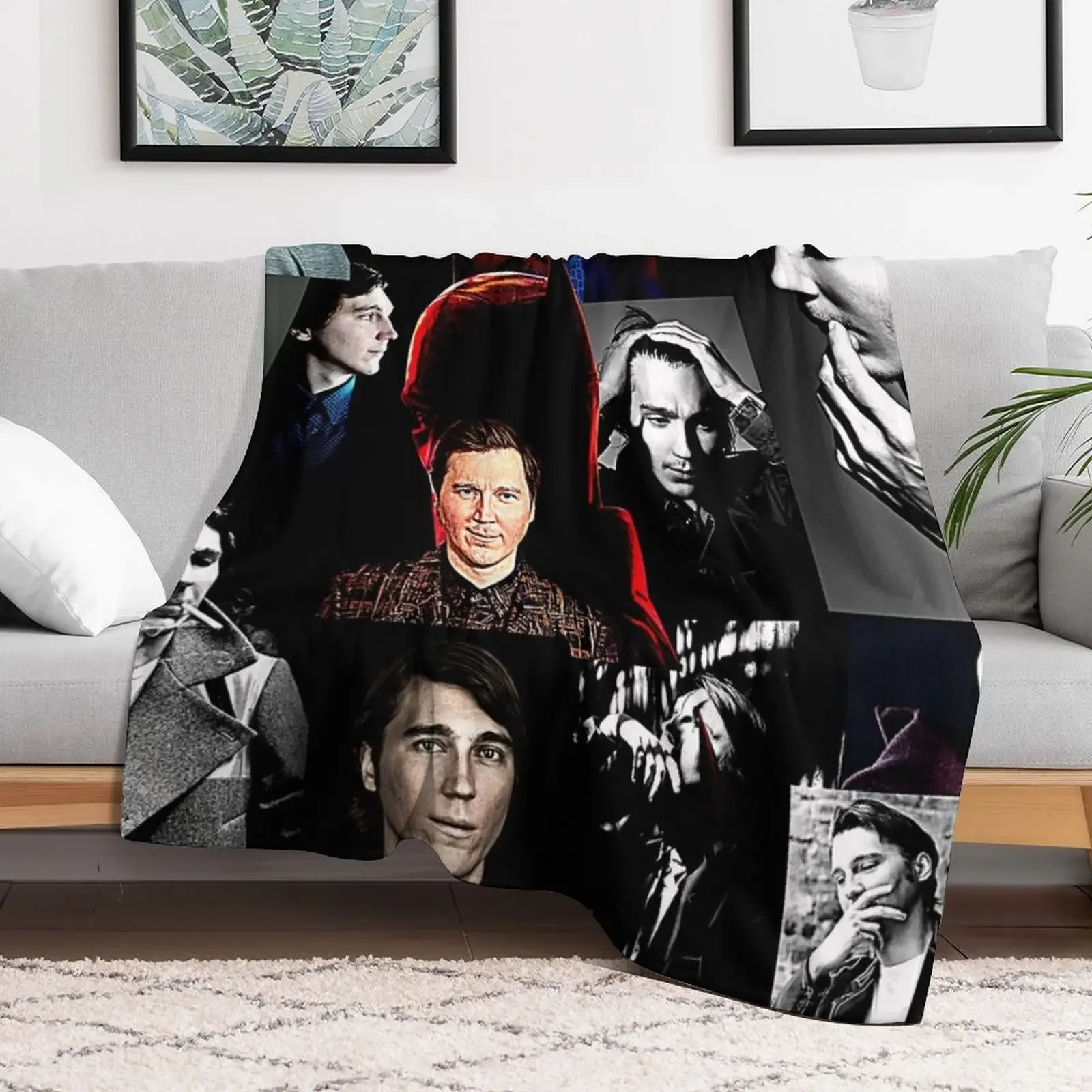 paul dano Throw Blanket Foldable Soft Warm Blanket for Outdoor Use