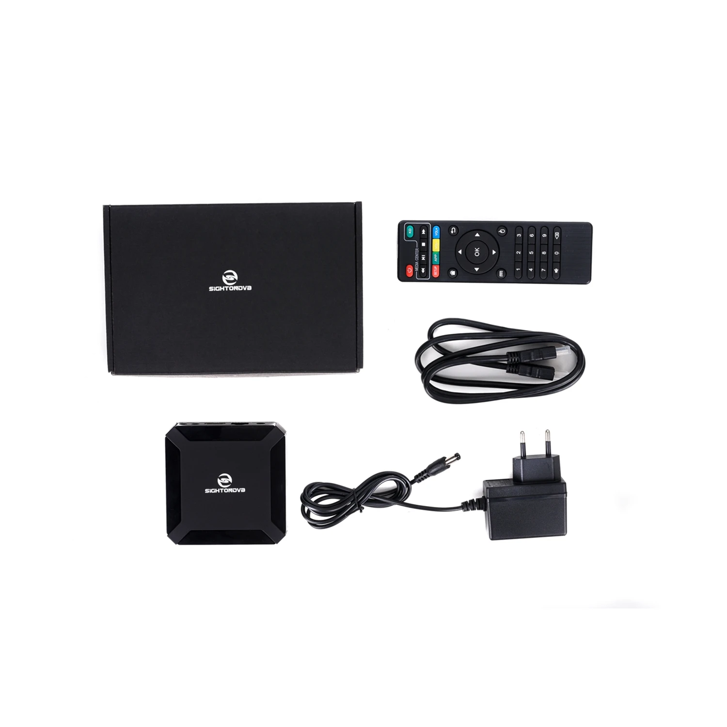 Sightondvb all winner h313 android tv box 4k, android 10,0 empfänger, iptv media player für smart tv & altes fernsehen