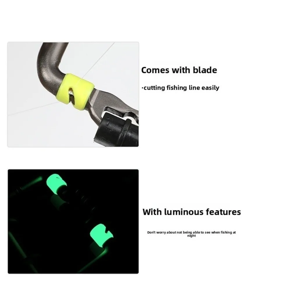 Portable Design Fishing Spool Holder Built-in Cutter Holder Mechanism Quick Change Spool Accessory Tool Quick Change System
