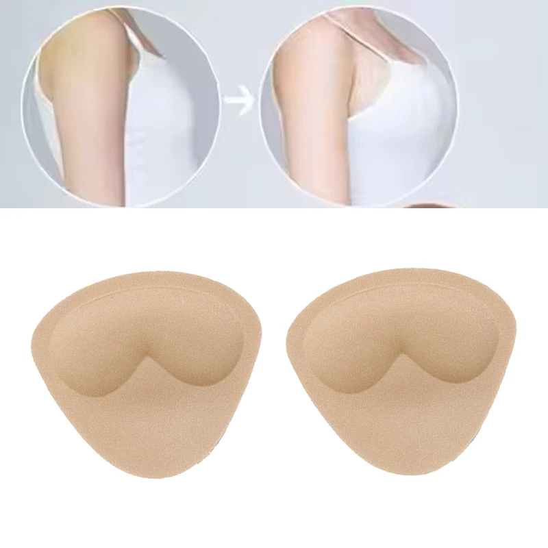 Inserti adesivi per reggiseno appiccicosi Push Up Spugna spessa Cuscinetti per sollevamento seno Costume da bagno donna Bikini Coppa Enhancer Tipo stella/triangolo