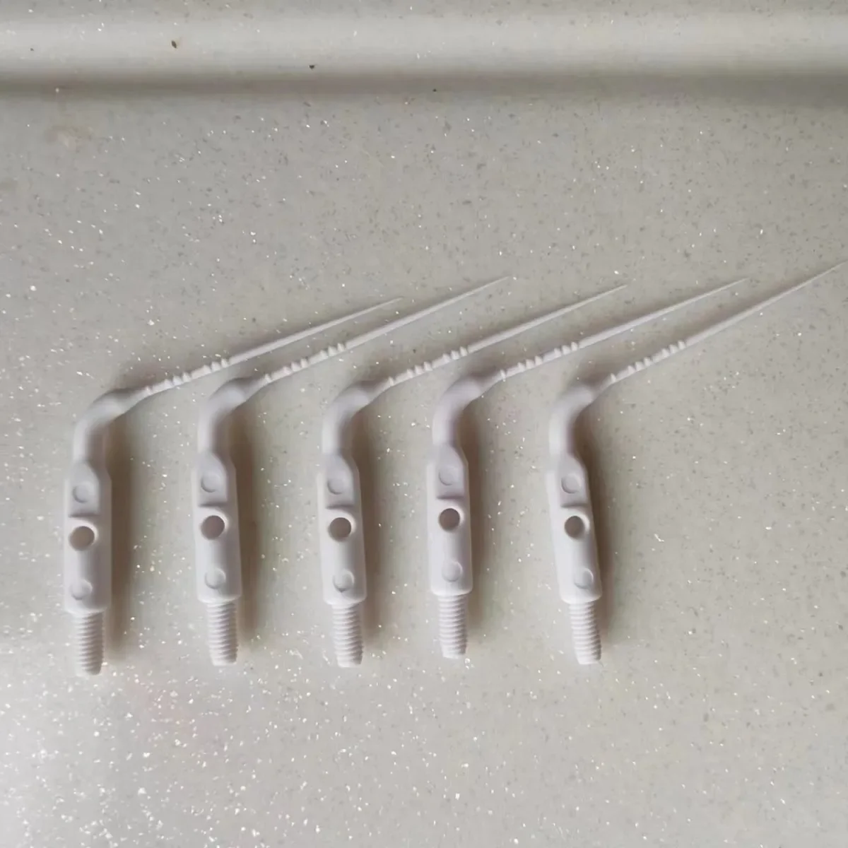 5PCS Dental Root Canal Rinse Needles Plastic Endoscopic Rinse Heads Root Canal Treatment Endoscopic Rinse Heads