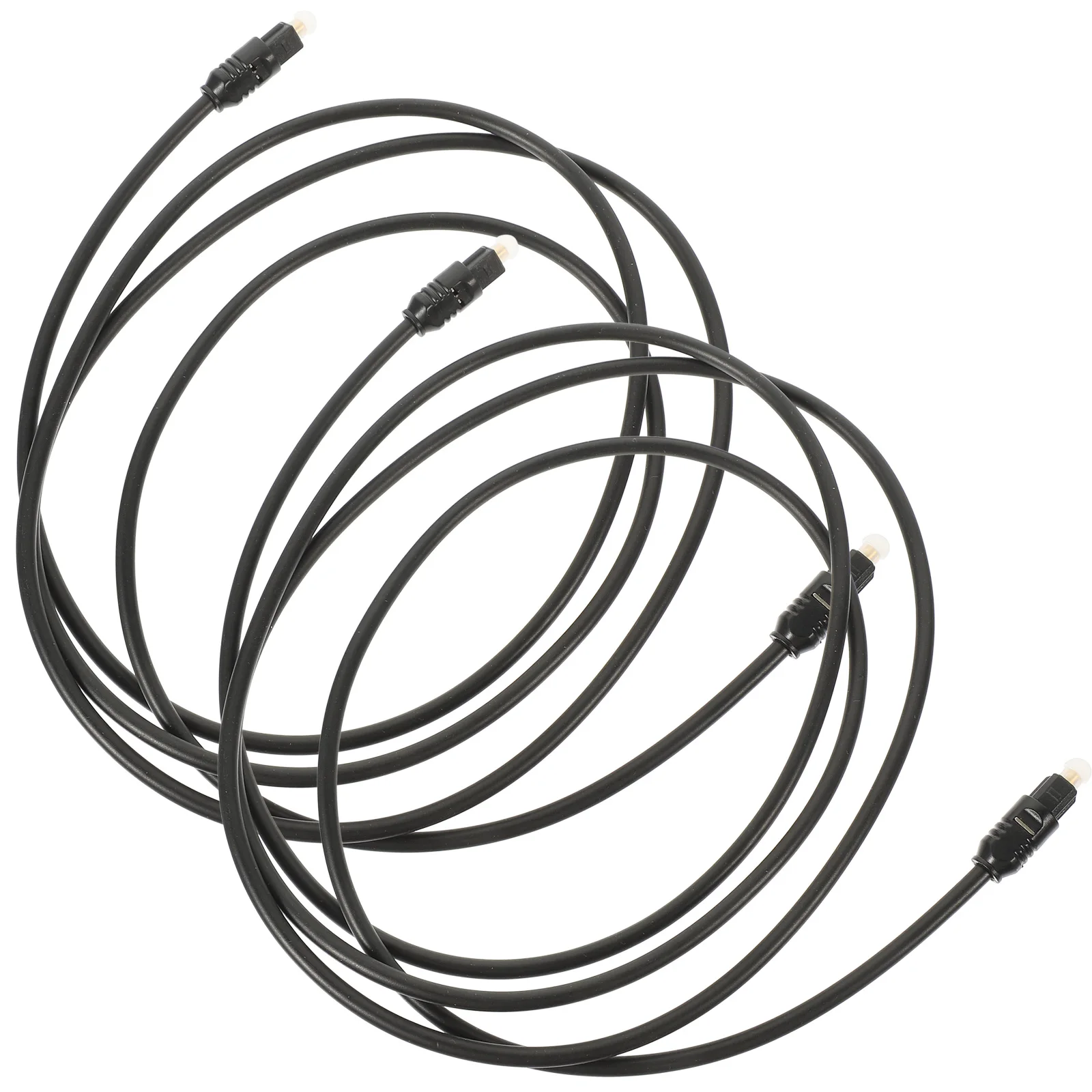 

2pcs Fiber Audio 1 Meter Digital Optical Cable For Sound Bar Optical Audio Cable High Grade Pmmc Smooth