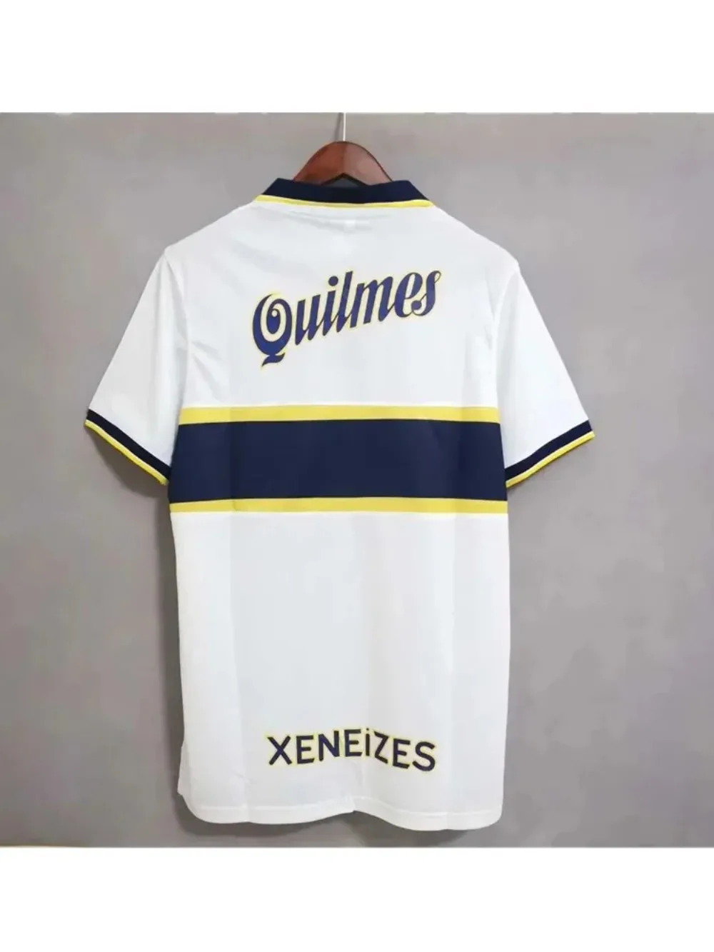 الكلاسيكية الرجعية الساخن بيع بوكا جونيورز جيرسي الرجال الرياضة عارضة تي شيرت قصيرة الأكمام مريحة العصرية لاعب الإصدار الأعلى