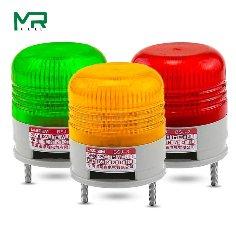 

Signal Warning light LED -5002 12V 24V Indicator light LED Lamp indicator light Light with buzzer Security Alarm