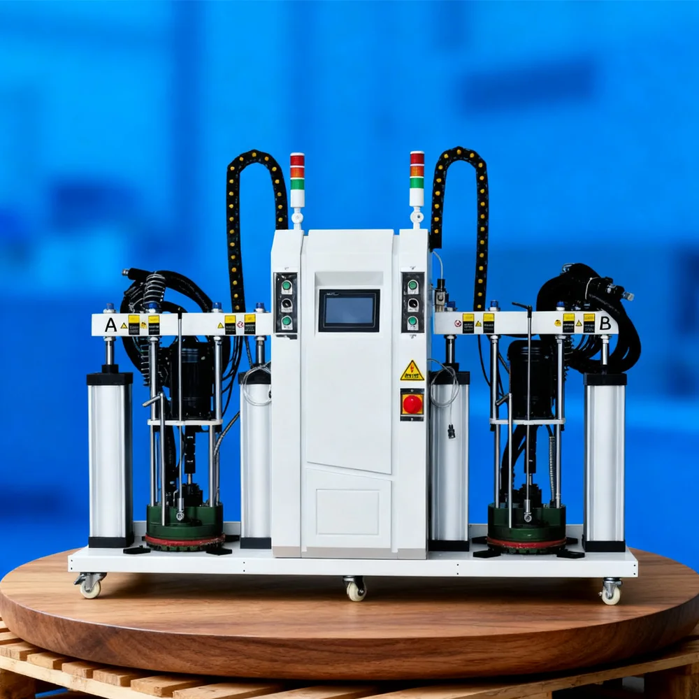 One word  20KG Double Pressure Plate PUR Hot Melt Glue Machine 5 Gallon PUR Gluing System for woodwork Machinery