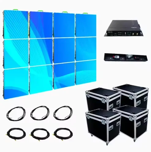 outdoor rental high refresh rate P2.976 LED display screen die-cast aluminum cabinet
